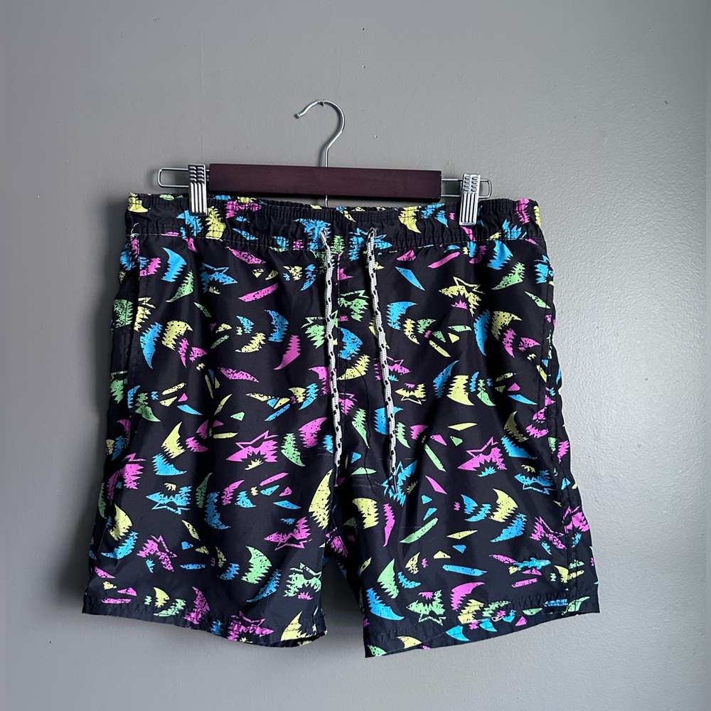 Maui and Sons Printed Swim Trunks Size Small Men’s Swimwear Board Shorts
